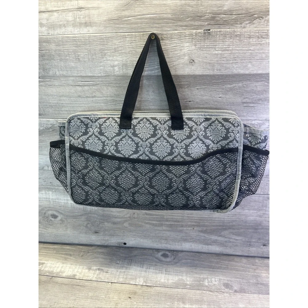 Mary Kay Grey Black Travel Bag Cosmetic Organizer Insert